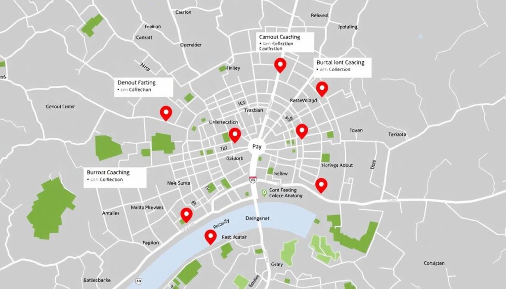 Kaart van burn out coaching locaties in Deventer Kaart van burn out coaching locaties in Deventer