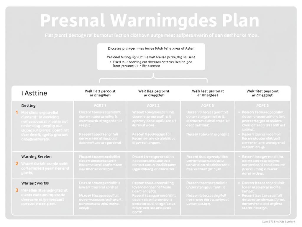 Persoonlijk signaleringsplan voor burn-out herstel Persoonlijk signaleringsplan voor burn-out herstel